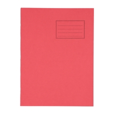 Classmates A4+ Exercise Book 24 Page, 8mm Ruled, Red - Pack of 50